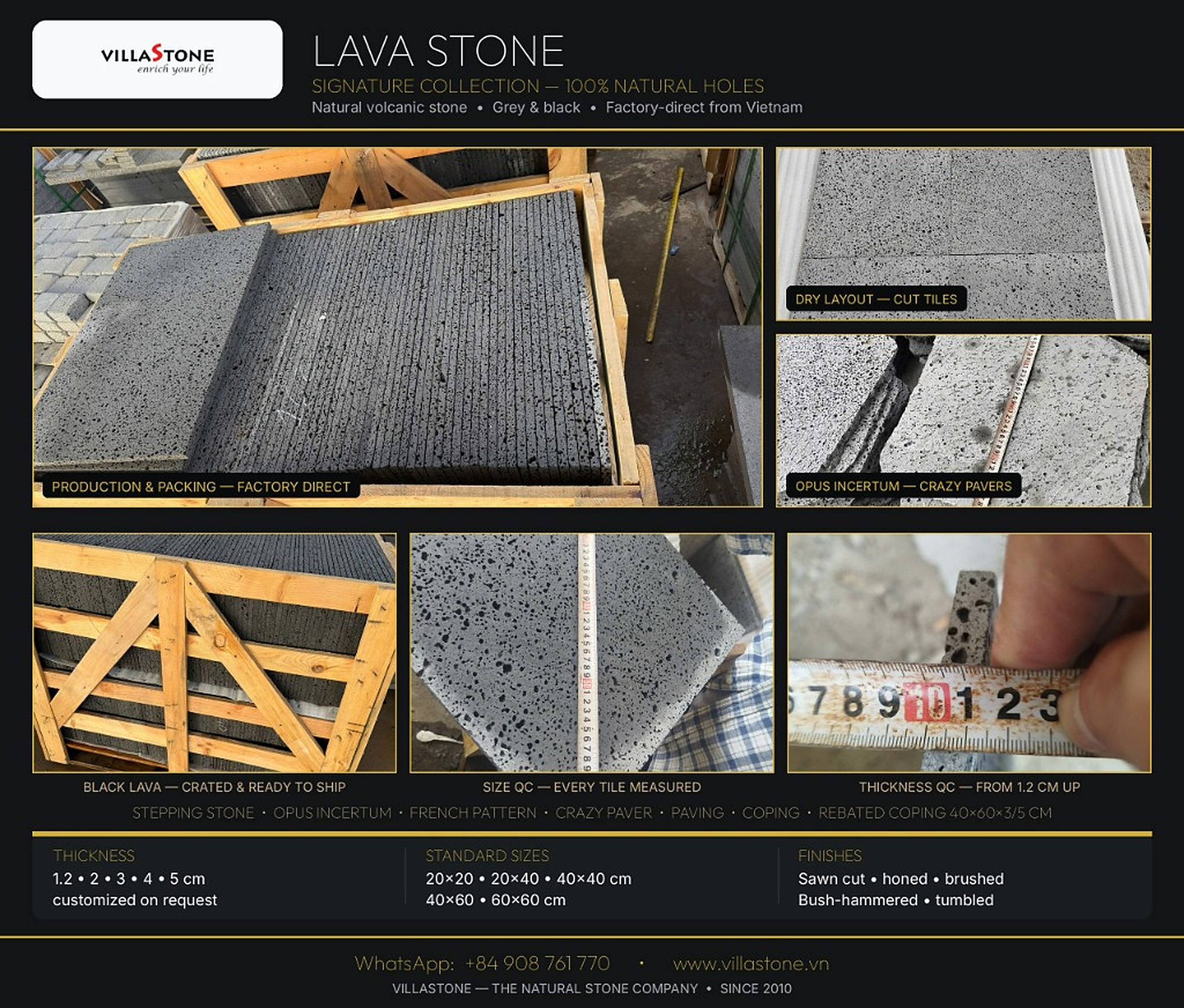 VILLASTONE — 2027 Natural Stone Collection