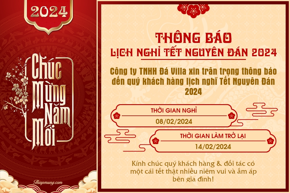 Lunar New Year Holiday Announcement 2024