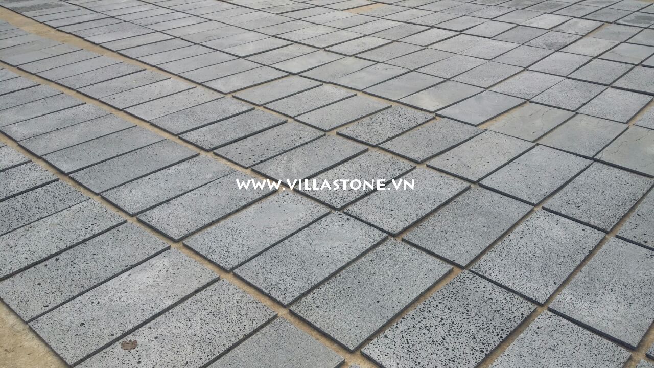 Vietnam lavastone sawn cut