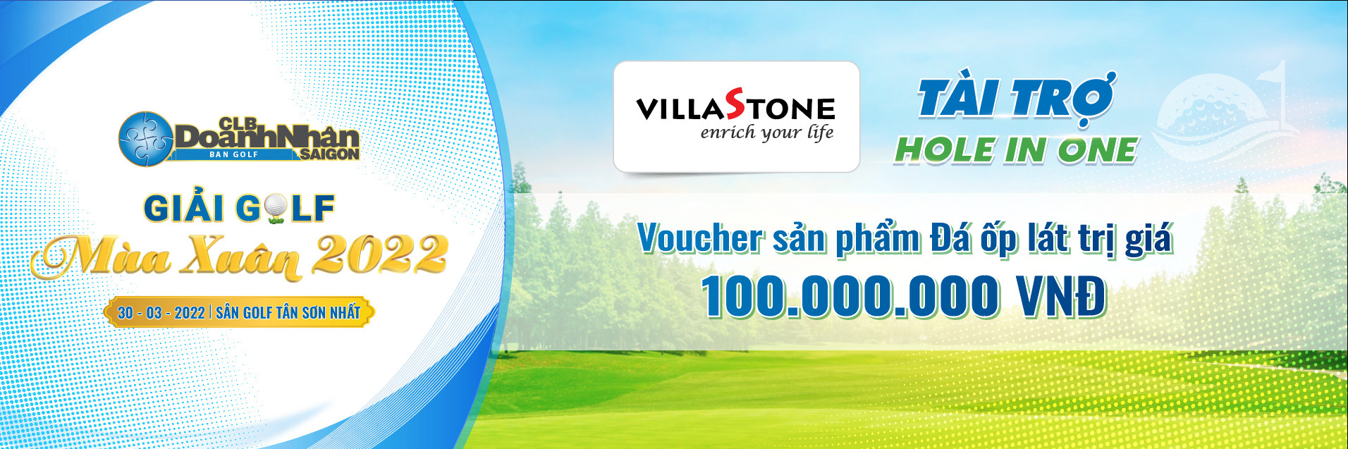 Golf voucher for HIO - Saigon Entrepreneur Business Golf Club 